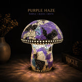Mushroom Mosaic Lamp - Warm Honey